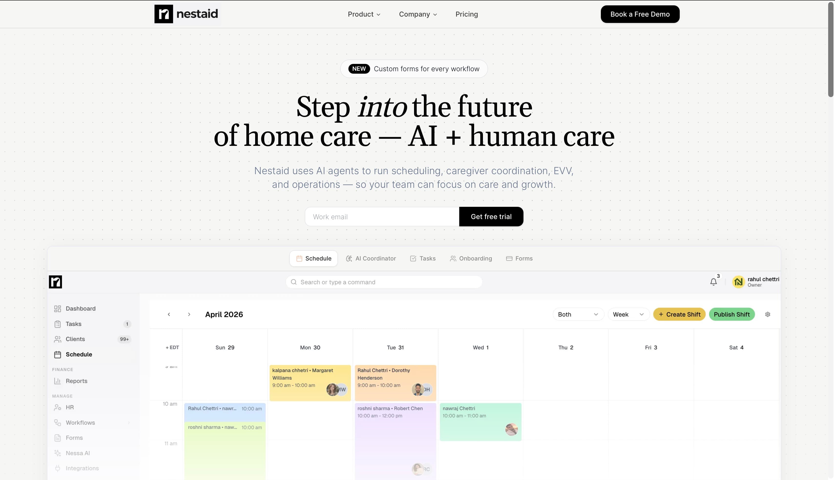 NestAid new B2B platform